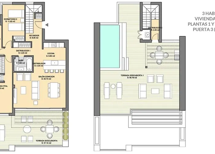 Апартаменты Deluxe Duplex Con Piscina Privada